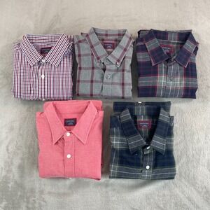 UNTUCKit Shirts Men Large Multi Long Sleeve Designer Office CEO Lot of 5